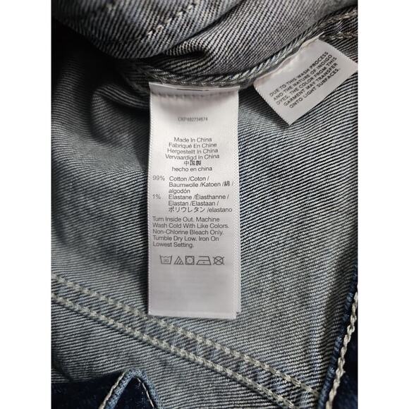 MADEWELL ~Woman Size S~ Blue Denim Vest Button-Up, Pockets NWT. - Picture 13 of 13